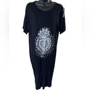 Fuego Azul Handmade In Mexico Beaded Top